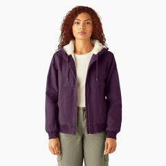 Women's Fleece Lined Duck Canvas Jacket