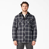 Flannel Hooded Shirt Jacket