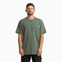 Heavyweight Heathered Short Sleeve Pocket T-Shirt