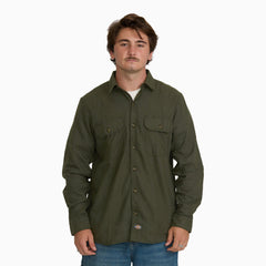 Long Sleeve Flannel Work Shirt
