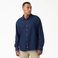 Lightweight Long Sleeve Denim Shirt