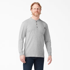Heavyweight Long Sleeve Henley T-Shirt