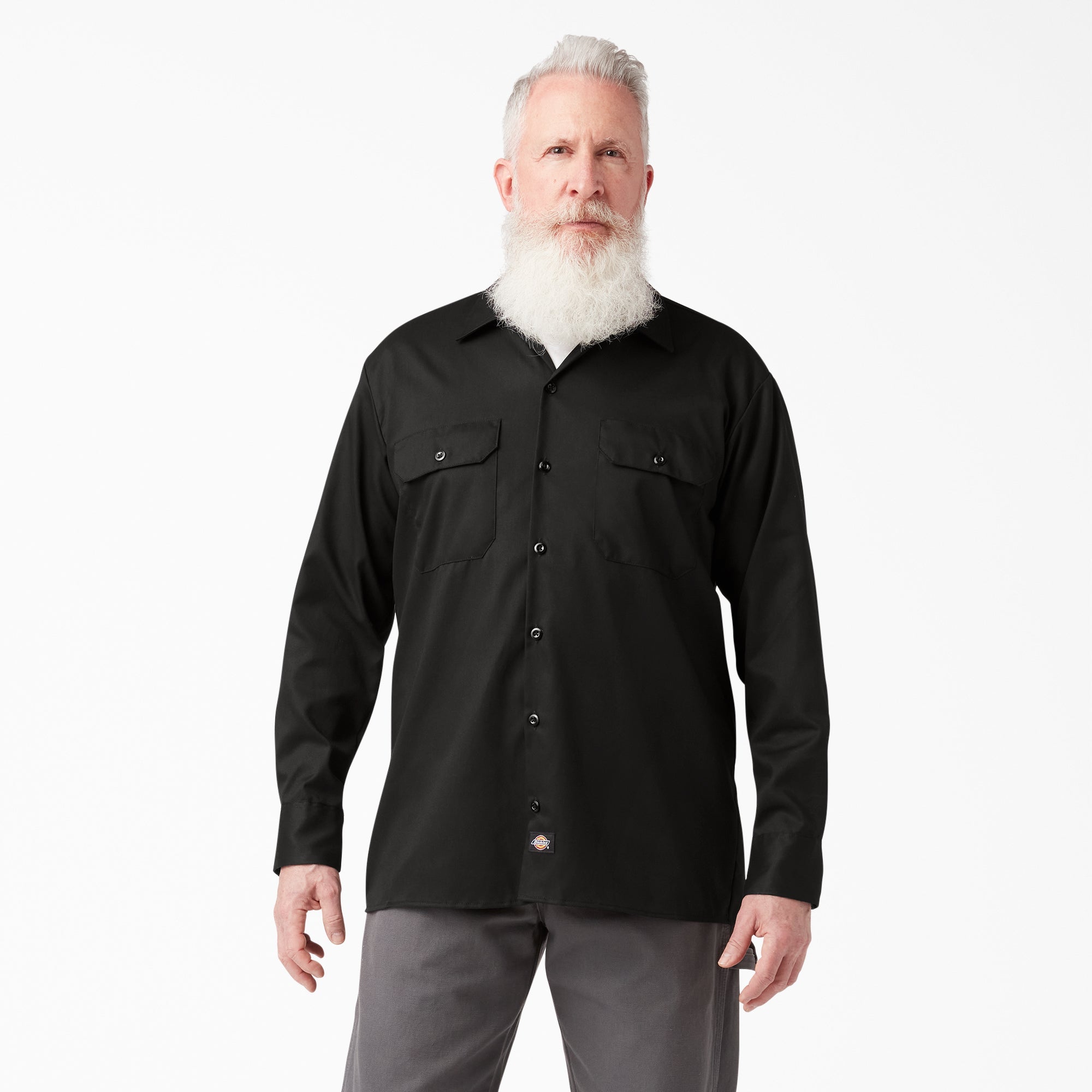 FLEX Relaxed Fit Long Sleeve Work Shirt