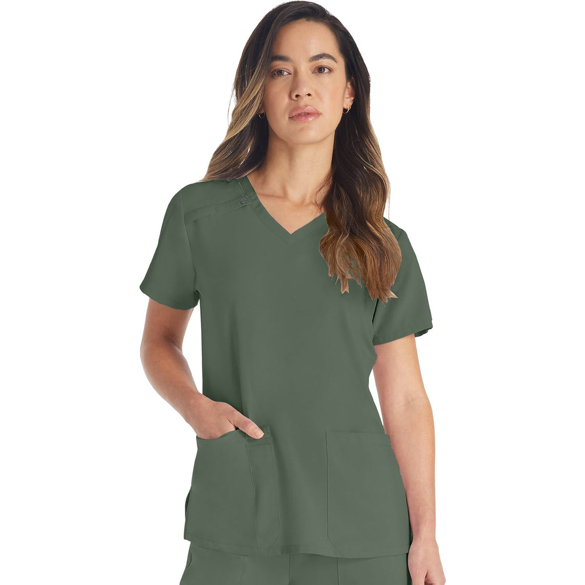 Women's EDS Essentials V-Neck Scrub Top
